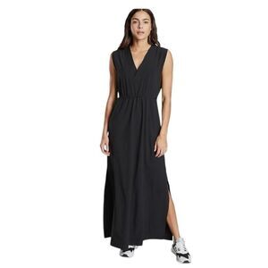Athleta Black Sleeveless Maxi Dress